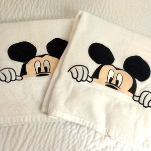 Disney Authentic Mickey Mouse Bathroom Towels